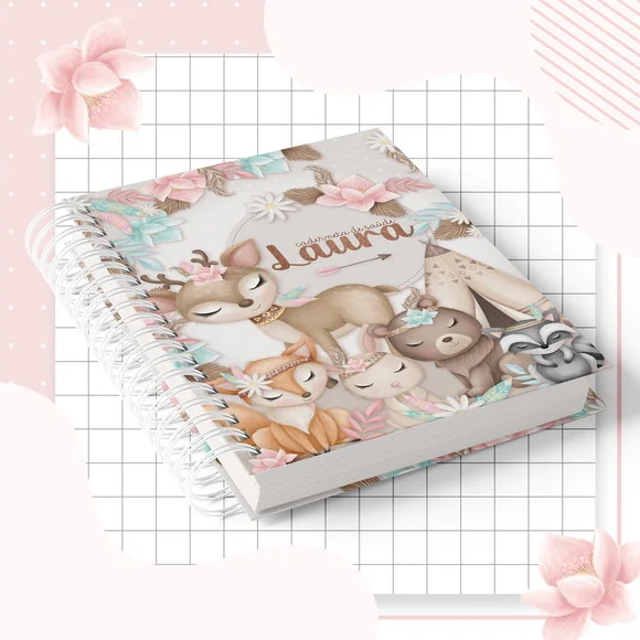 Caderneta de Vacina +Acess+Folhas Extras - Mod 1 Personaliz.