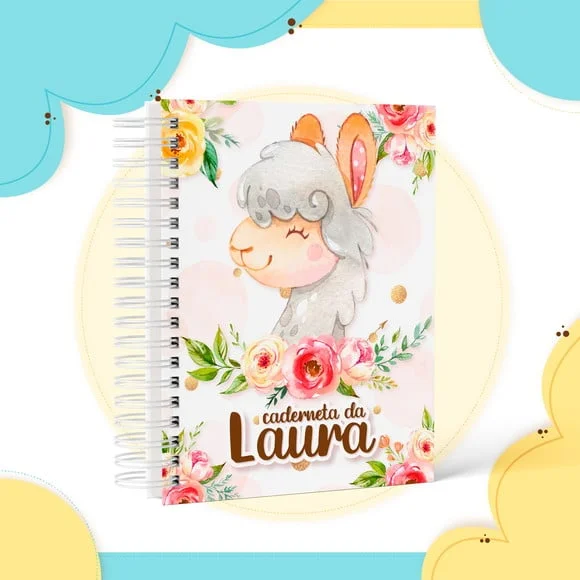 Caderneta de Vacina +Acess+Folhas Extras - Mod 1 Personaliz.