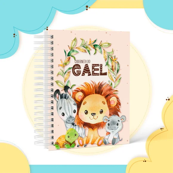 Caderneta de Vacina +Acess+Folhas Extras - Mod 1 Personaliz.
