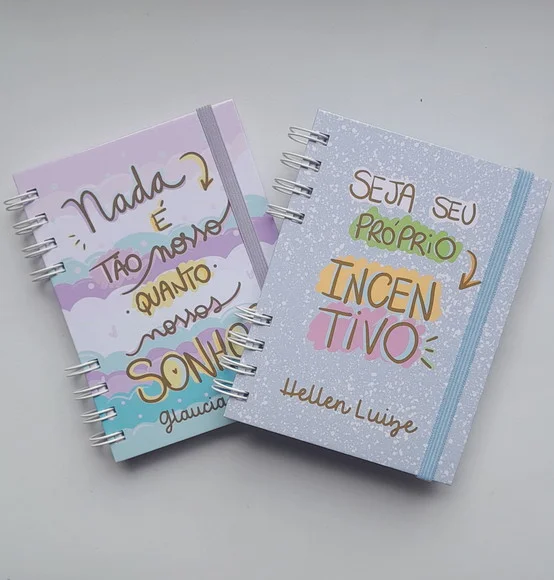 Caderninho de Anotações A6 - Escolha a Capa