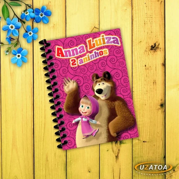 Lembrancinha Caderninhos com Capa e Folhas Personalizadas