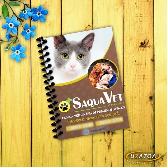 Lembrancinha Caderninhos com Capa e Folhas Personalizadas