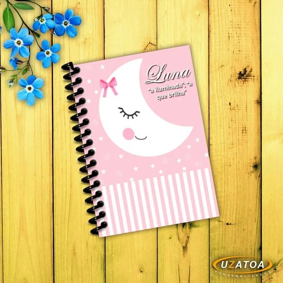 Lembrancinha Maternidade Caderninho Personalizado