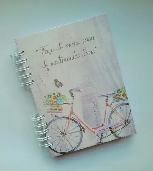 Caderno A5 Pautado 100 Folhas Personalizado - Escolha Capa