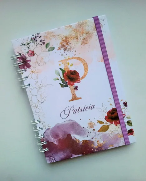 Caderno A5 Pautado 100 Folhas Personalizado - Escolha Capa