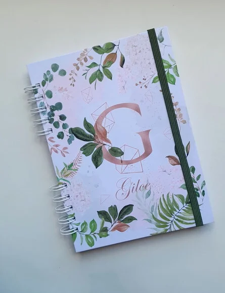 Caderno A5 Pautado 100 Folhas Personalizado - Escolha Capa