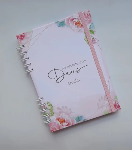 Caderno A5 Pautado 80 Folhas Personalizado - Escolha Capa