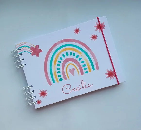 Caderno de Mensagens Chá de Bebê - Escolha a Capa