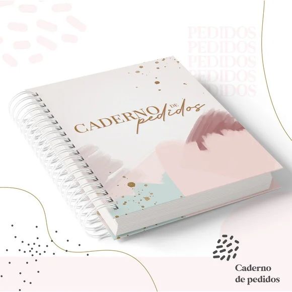 Caderno de Pedidos Personalizado + Controle Financeiro