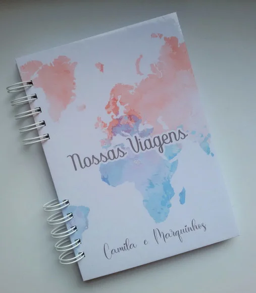 Diário/caderno de Viagens Mod 02