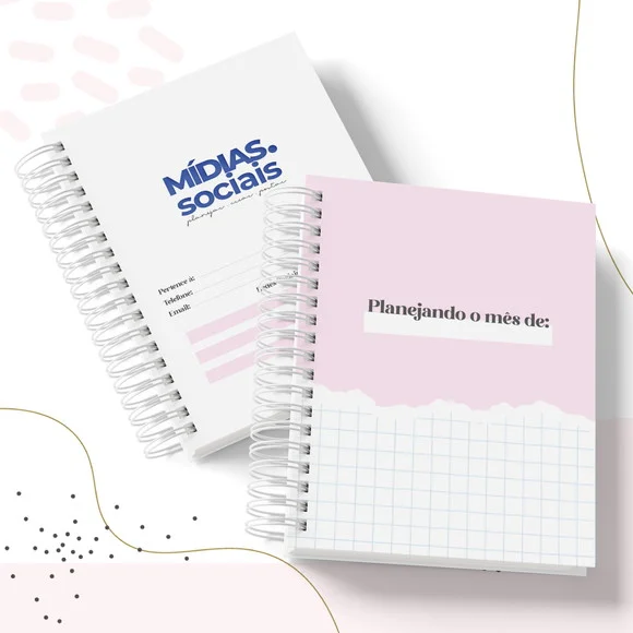 Caderno Planejamento de Mídias Personalizado