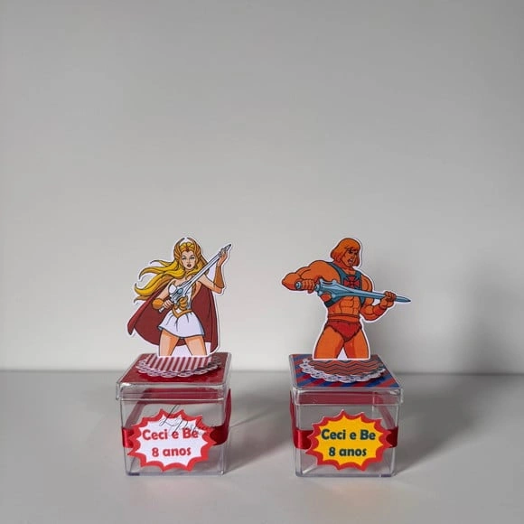 Caixa Acrilica He-man e She-ra