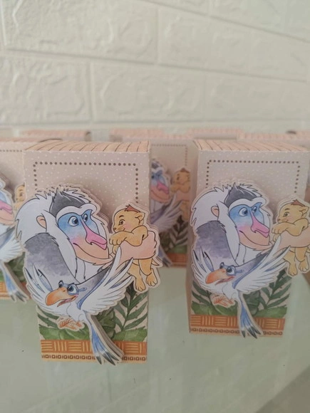 Caixa Alta Personalizada 3d Rei Leão