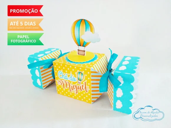 Caixa bala inteira brinquedos Balão