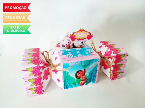 Caixa bala inteira Moana