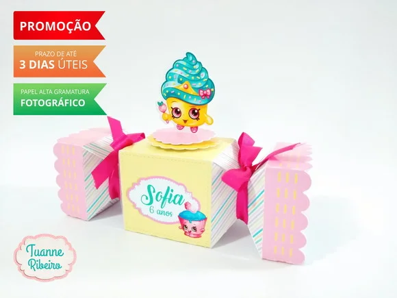 Caixa Bala Inteira - ShopkinS