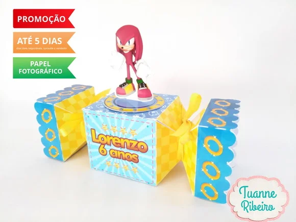 Caixa Bala Inteira - Sonic