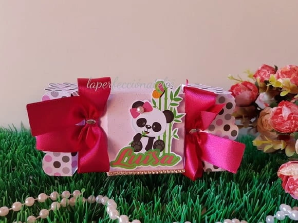 Caixa bala panda luxo
