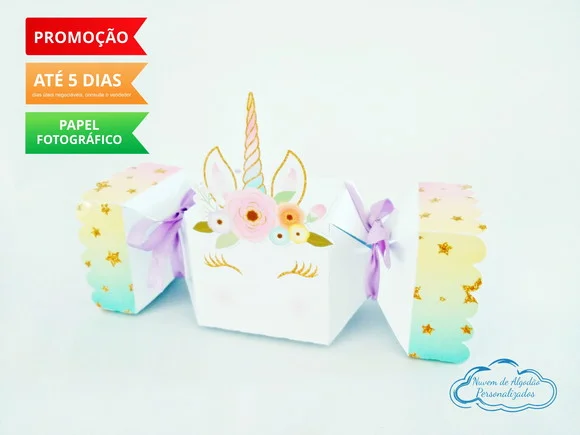 Caixa bala unicórnio