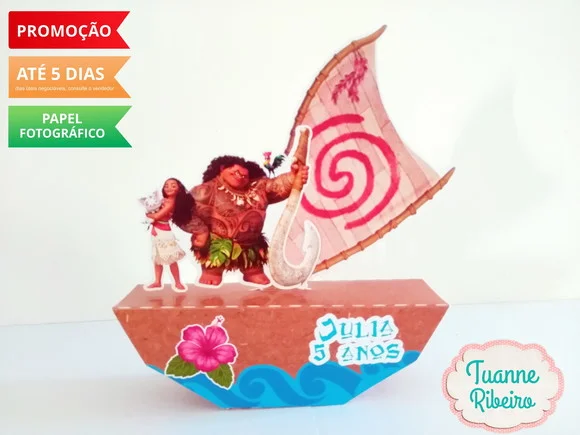 Caixa Barco - Moana