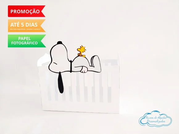 Caixa Berço Snoopy