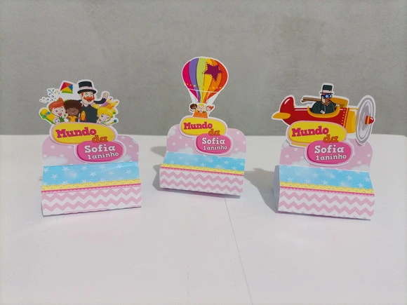 Caixa bis duplo Mundo Bita Rosa