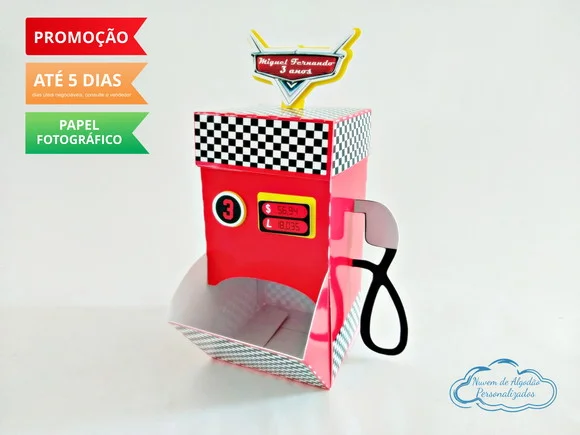 Caixa bomba de gasolina Carros