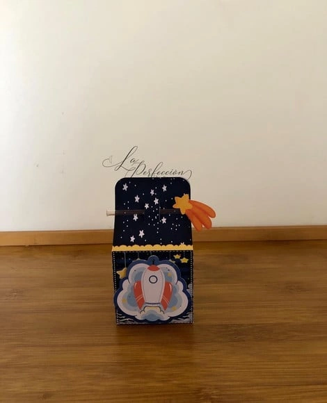 Caixa Canudinho Astronauta