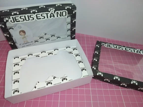 15 Caixa Controle de Video Game de Chocolate Lembrancinha