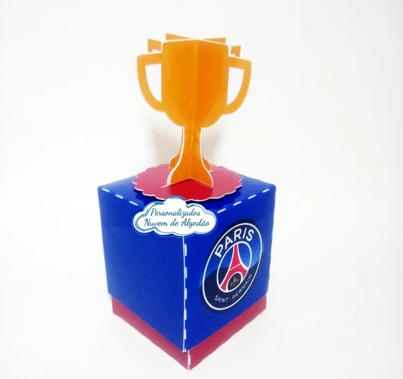 Caixa Cubo 3D - PSG