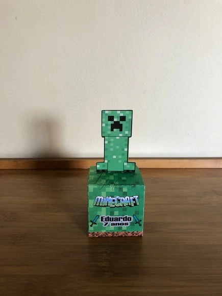 Caixa Cubo Minecraft