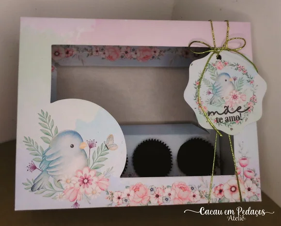 Caixa Dia das Mães Doces Chocolates com Tag