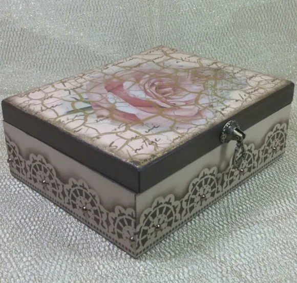 Caixa em MDF Decorada