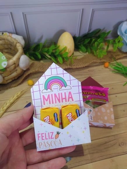 Caixa Envelope Páscoa