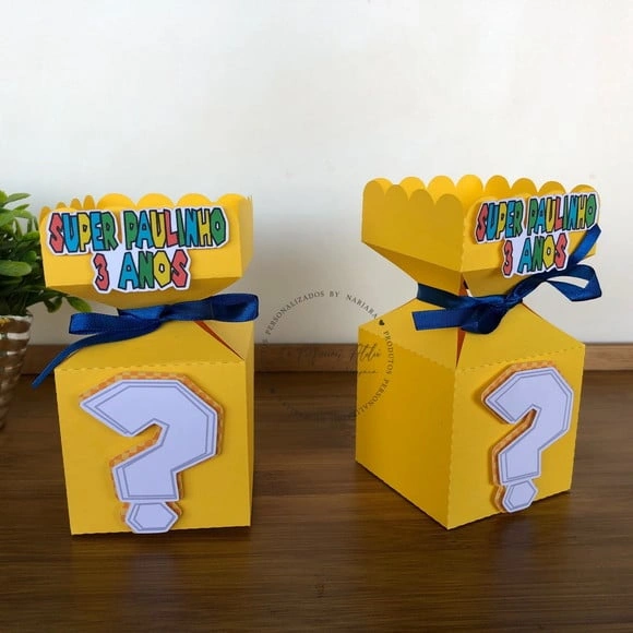 Caixa Meia Bala Mario Bross