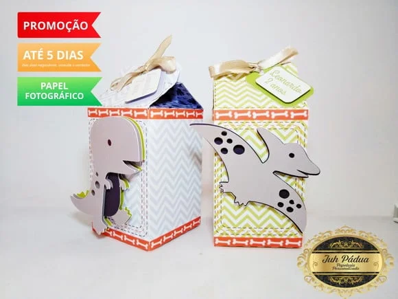 Caixa Milk 3D Dinossauros