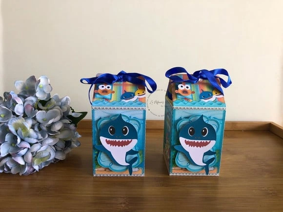Caixa milk Baby shark