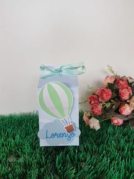 Caixa milk balão