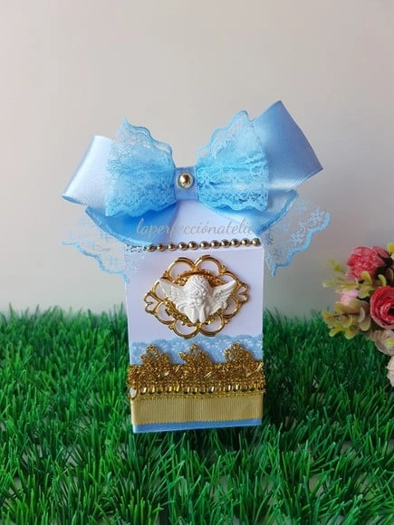 Caixa milk batizado luxo