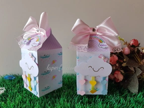 Caixa milk chuva de amor