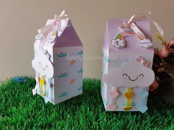 Caixa milk chuva de amor