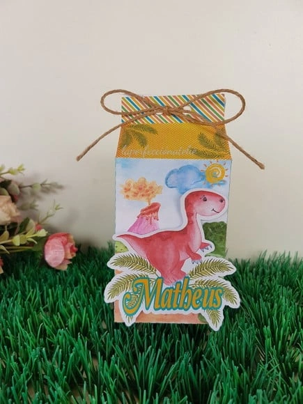 Caixa Milk Dinossauro