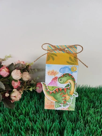 Caixa Milk Dinossauro