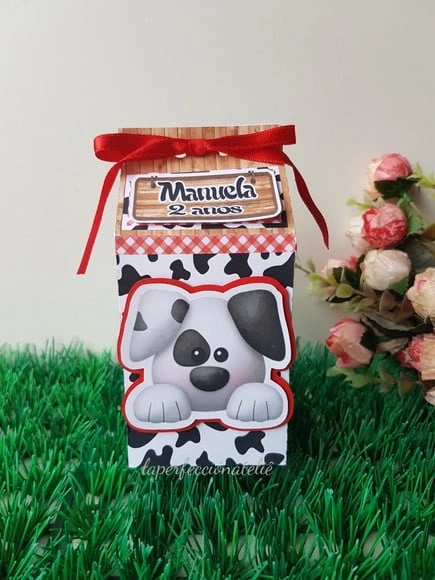 Caixa milk fazendinha
