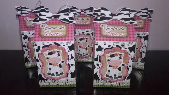 Caixa Milk Fazendinha Rosa