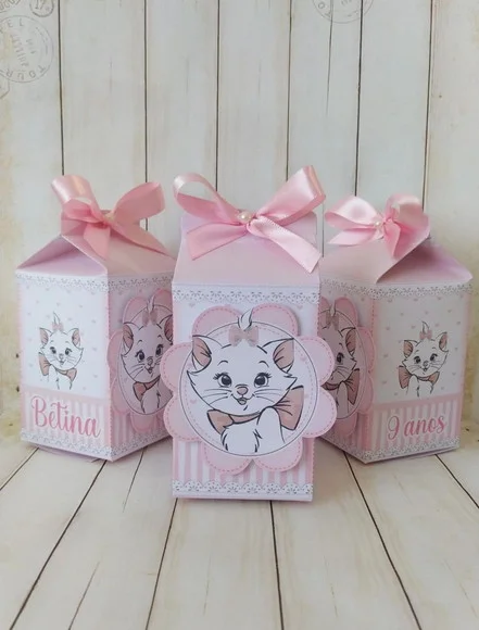 Caixa Milk Gatinha Marie Lembrancinha