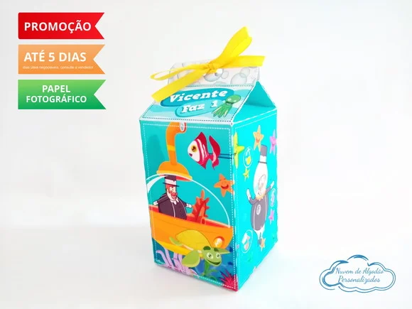 Caixa milk Mundo bita no fundo do mar