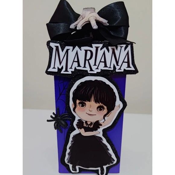 Caixa Milk Personalizada 3d Wandinha