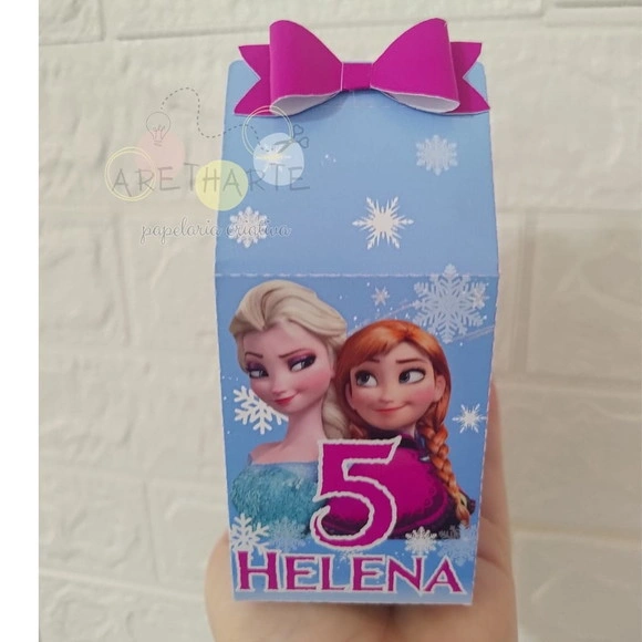 Caixa Milk Personalizada Frozen