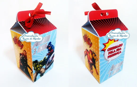 Caixa Milk - Vingadores